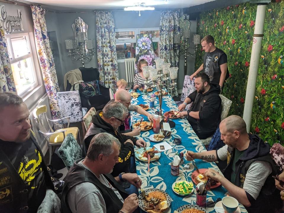 WyvernWSMBA's tweet photo. Breakfast time #widowssons #wyvernchapter @PGLSomerset https://t.co/dfVcmjRezD
