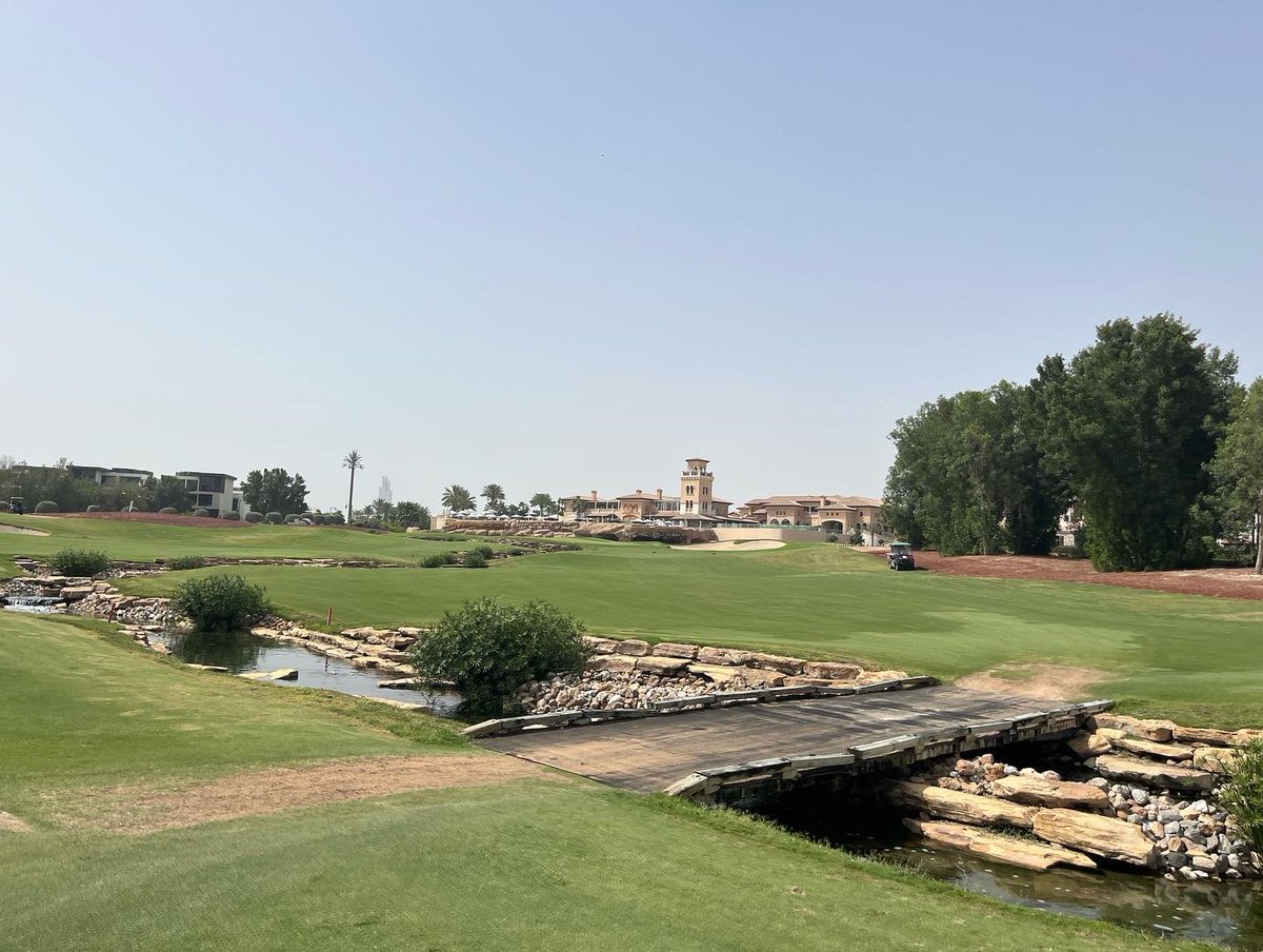 pgajimmer's tweet photo. Good first day in Dubai at @parkhyattdubai & @JGEGolf 👍🏻 ⛳️ ☀️ 🌃 Looking forward to the getting started with the real work tomorrow!@CMAEurope #professionaldevleopment #MDP2 https://t.co/VOKsgCzOVB