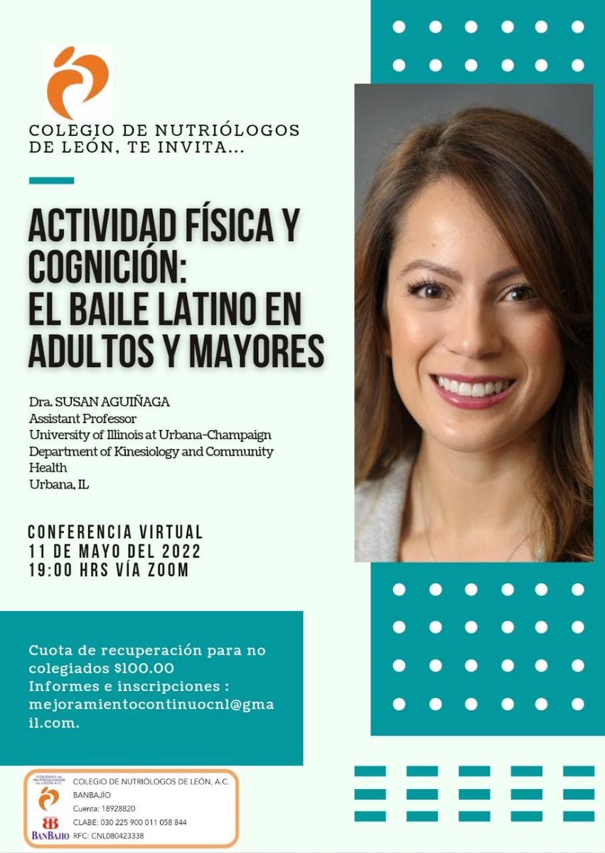 EveApolinar's tweet photo. El próximo 11/Mayo 7 pm tendremos, vía Zoom, la sesión académica del @ColegioLeon. Encantados de tener a @SusieAguinaga, Directora del @HEALab__, quien nos dará una interesante conferencia! 

#SaveTheDate https://t.co/797KVmlOqW