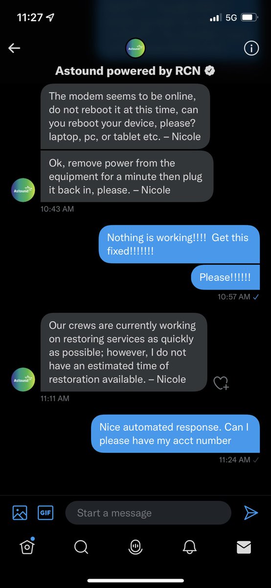 Chisox229's tweet photo. @RCNconnects So f’ing clueless.  They have no idea how to fix this https://t.co/mQ1O2BbNBF
