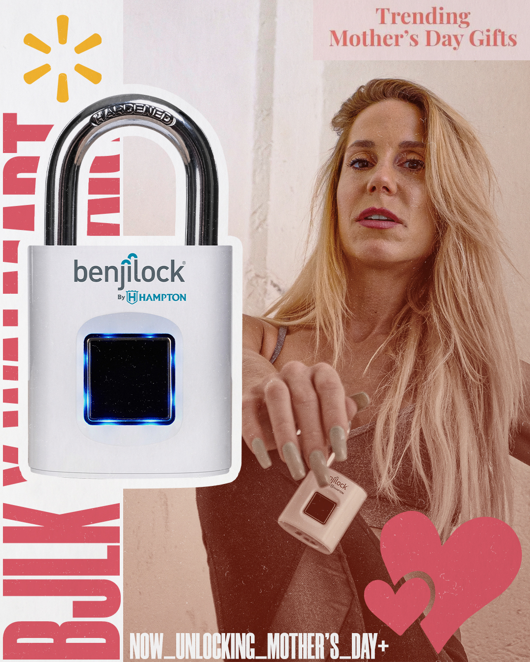 BenjiLock 43mm Fingerprint Padlock - BenjiLock