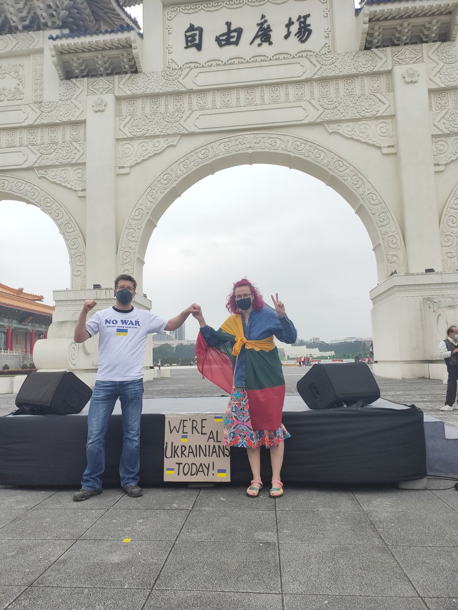 MigleMate's tweet photo. Come, show your support! Together we are better 💙💛
📌 With Ukraine towards Victory!
🗓 Sun 5/8, 2pm-3:30pm
> 台北自由廣場 Taipei Liberty Square
> 新竹火車站前 Hsinchu Train Station Square
> 台中火車站前 Taichung Train Station Square
FB event: https://t.co/Ojv0oXcAcW https://t.co/zBwVXTiN1y
