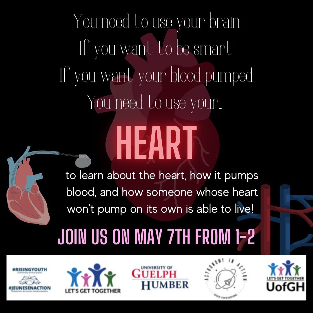 Starting in 30 minutes. Learn how the heart works with <a href="/GHScienceR/">GuelphHumber</a>. Go to guelphhumber.ca/science-rendez… for more info.

Join the conversation using the hashtags #SciRen #OdySci #DiscoverSciRen✨