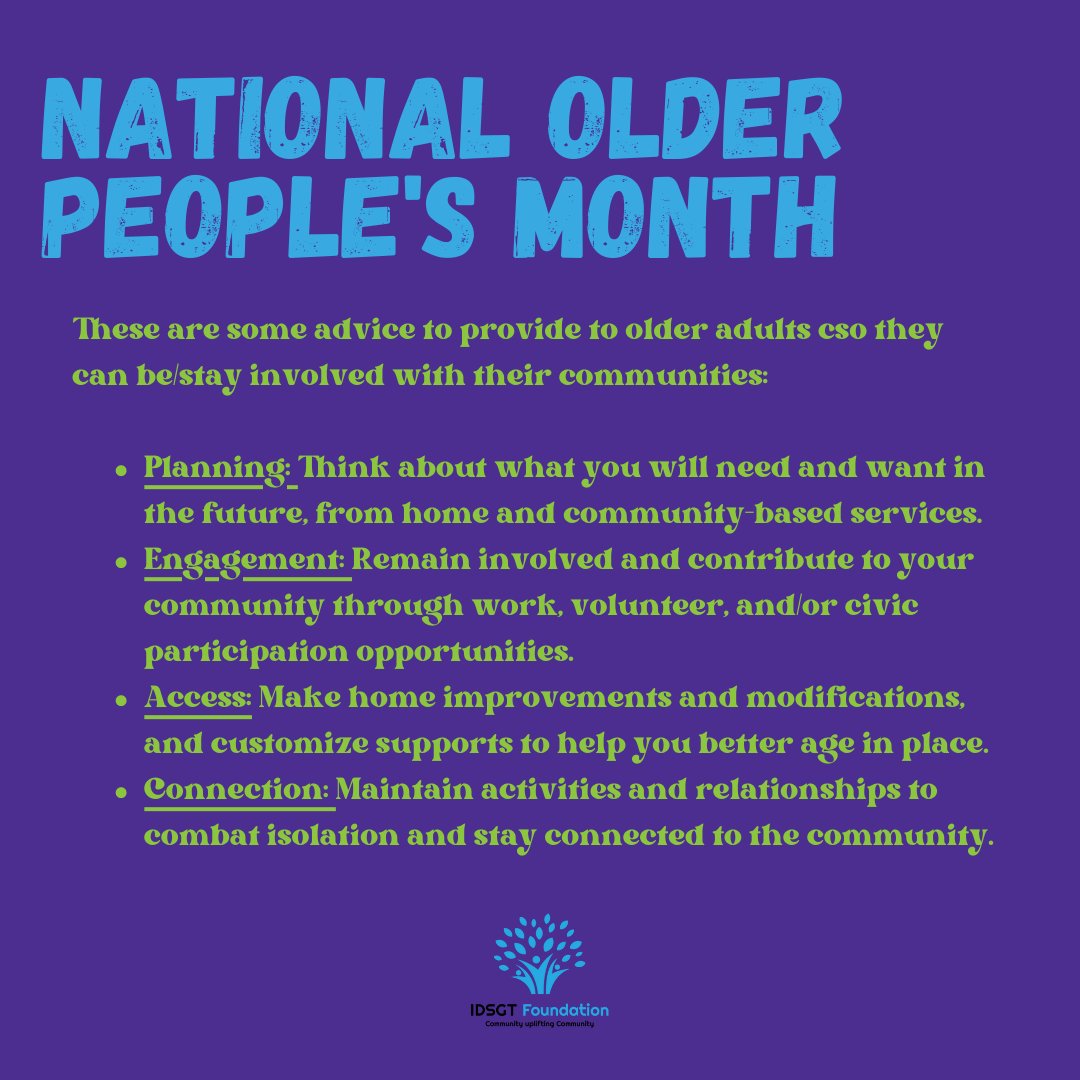 iDidGood2Day's tweet photo. May is National Older People's Month. Help us celebrate by helping your loved seniors age their way. 💗

#nationalolderpeoplesmonth #ididgood2day #idsgt https://t.co/fA6Dr3Zkjb