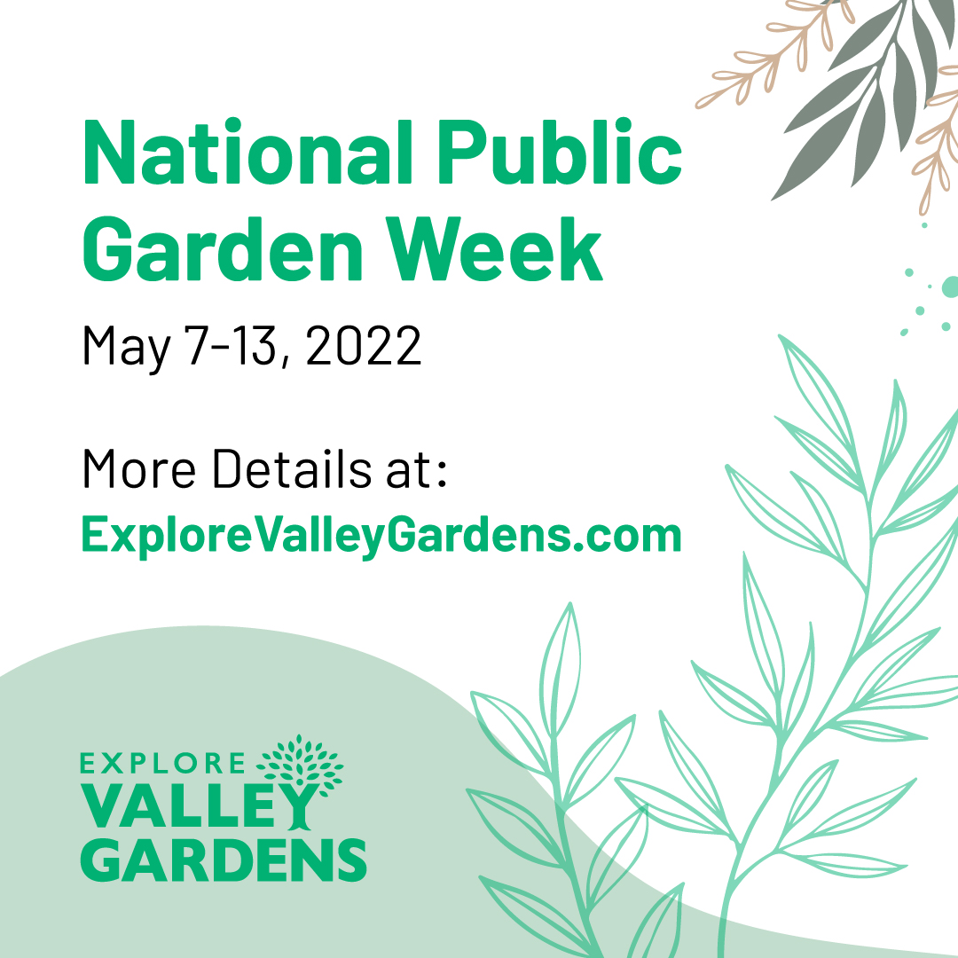 ExploreVGardens's tweet photo. Today marks the beginning of National Garden Week. This week, we'll feature some of our favorite spots to visit and give you special EVG insight into each of the gardens.   

Don't forget to tag us in all of your Explore Valley Gardens fun! We can't wait to celebrate with you💚 https://t.co/irQnVqWWPv