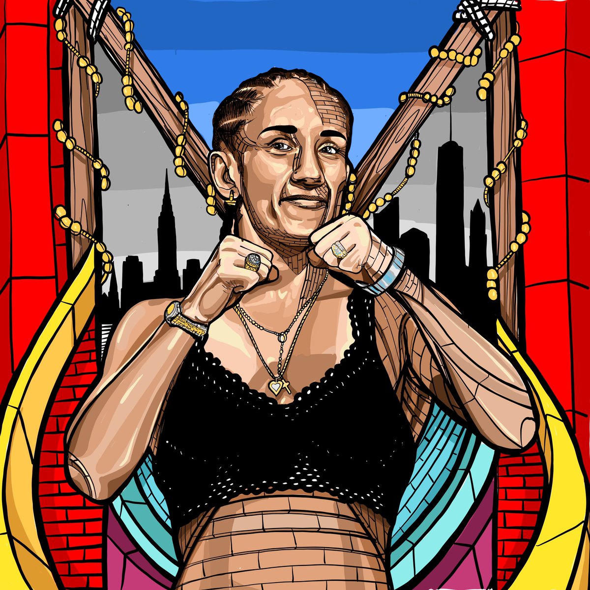 Amanda Serrano <a href="/Serranosisters/">Amanda Serrano</a> 🇵🇷 Orgullo de PR y El Mundo !  Arte por <a href="/DonRimx/">Don Rimx</a>