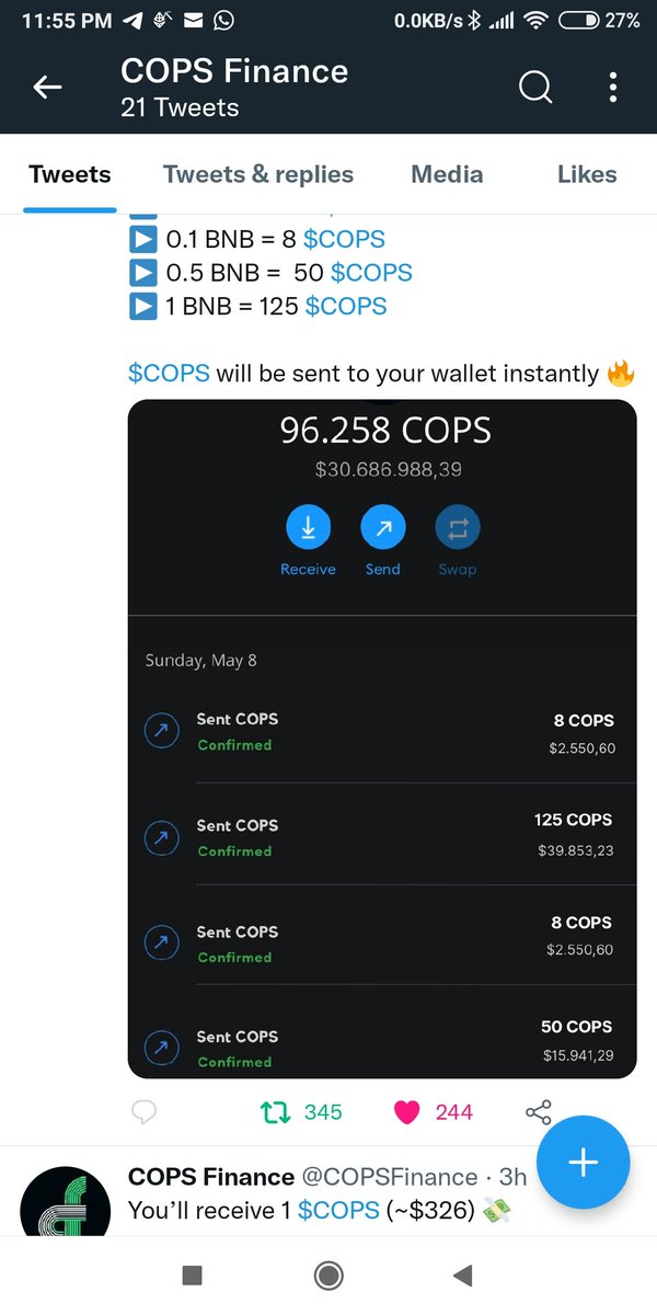 Anonymo4787's tweet photo. @COPSFinance 0x2A7f52DA45eC178d2638F660c8a3AD765026117f https://t.co/N3LLak1XKA