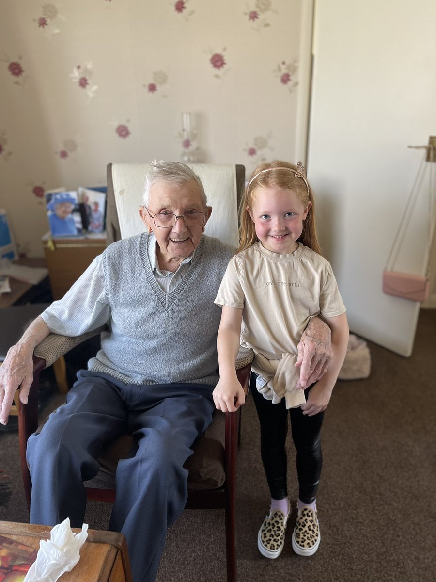 LiviaRomainx's tweet photo. Grandad/Great Grandad turns 100. How lucky are we and what an inspiration 🇮🇲💙 https://t.co/2TGI9nJZsF