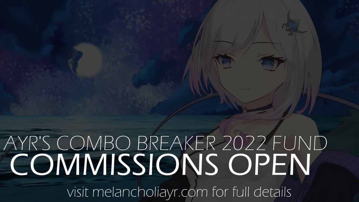 MelancholiAyr's tweet photo. Following this - the gates are now open!
Once again, I'm hoping to make Combo Breaker 2022, so any support is appreciated!
You can find full details at https://t.co/VjzvCbjgE2 https://t.co/JD6QHTkZVy