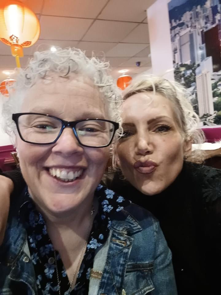 Rachel_Curley's tweet photo. A lovely surprise “leaving” meal with my dearest friends #primaryschoolfriends https://t.co/jgPYHsqezt