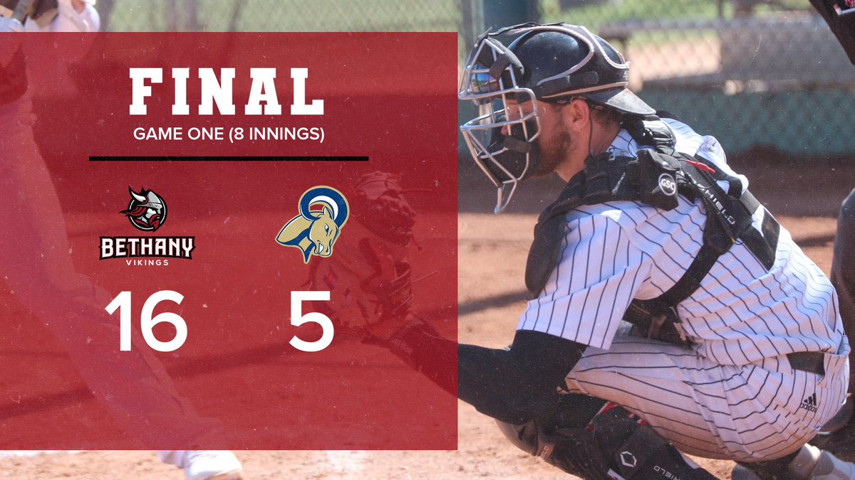 Bethany Vikings (@blcvikings) on Twitter photo Game One: <a href="/BLCbaseball/">Bethany Baseball</a> 16, North Central 5 (8 Innings). <a href="/HunterJPearce/">Hunter Pearce</a>: 2-3, 2B, 3 RBIs. <a href="/BeumerRoss/">Ross Beumer</a>: 2-4, 2 runs. <a href="/AidanRussell117/">Aidan Russell</a>: 2-4. <a href="/MalachiSantiag2/">Malachi Santiago</a>: 2-3, 2 runs. <a href="/cmerton42/">Conor Merton</a>: 5.0 IP, 4 Ks. Game One: <a href="/BLCbaseball/">Bethany Baseball</a> 16, North Central 5 (8 Innings). <a href="/HunterJPearce/">Hunter Pearce</a>: 2-3, 2B, 3 RBIs. <a href="/BeumerRoss/">Ross Beumer</a>: 2-4, 2 runs. <a href="/AidanRussell117/">Aidan Russell</a>: 2-4. <a href="/MalachiSantiag2/">Malachi Santiago</a>: 2-3, 2 runs. <a href="/cmerton42/">Conor Merton</a>: 5.0 IP, 4 Ks.