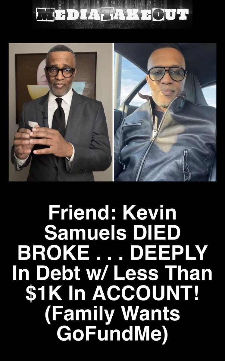 SamanthaCooker's tweet photo. Y’all believe it? #KevinSamuels #KevinSamuelsdead https://t.co/7RtmJTaZ4O