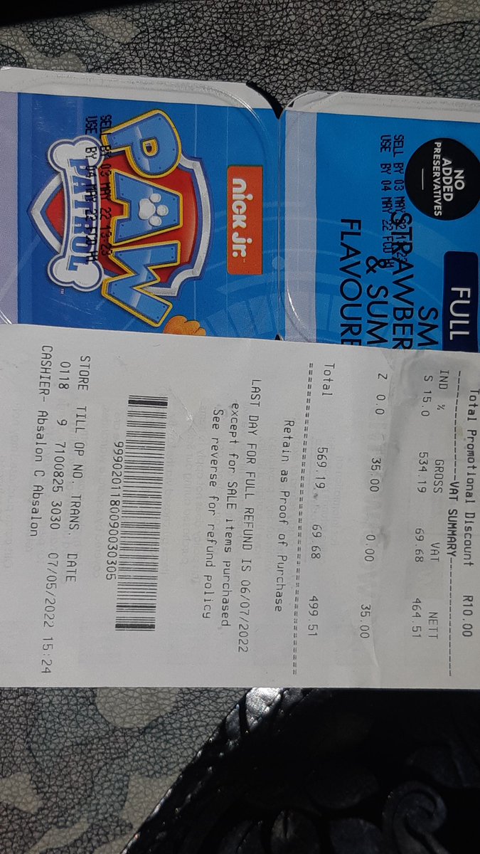 HighlyFavordBen's tweet photo. @WOOLWORTHS_SA what a terrible experience selling stuff way pass it's sell by date. Woolworths Parow centre !! Disgusted and my grand kids ate some of the yoghurt!! https://t.co/hi6f2lVQp2