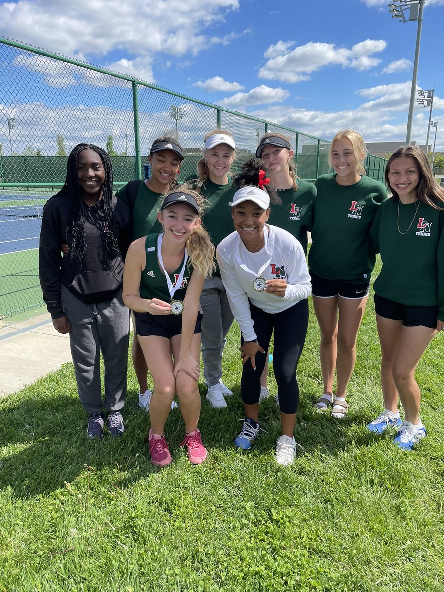 Tennis finished 2nd at MIC. Both Issy May and Maddie Dell are conference champs, Issy at #1 singles and Maddie at #2 singles.
