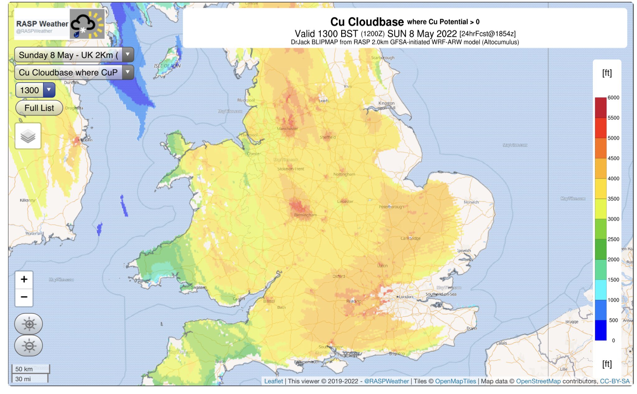 RASP Weather (RASPWeather) / Twitter