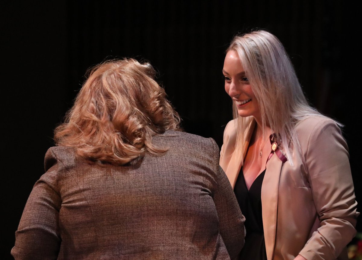 BloomsburgU's tweet image. Nearly 100 graduating nursing students celebrated the completion of their studies and clinicals at today’s Nursing Pinning Ceremony, a time-honored tradition welcoming them to the nursing profession 🎓🩺🥼🐾 #BUClass2022 #HuskyPride #BloomOnward #NationalNursesWeek #nursing