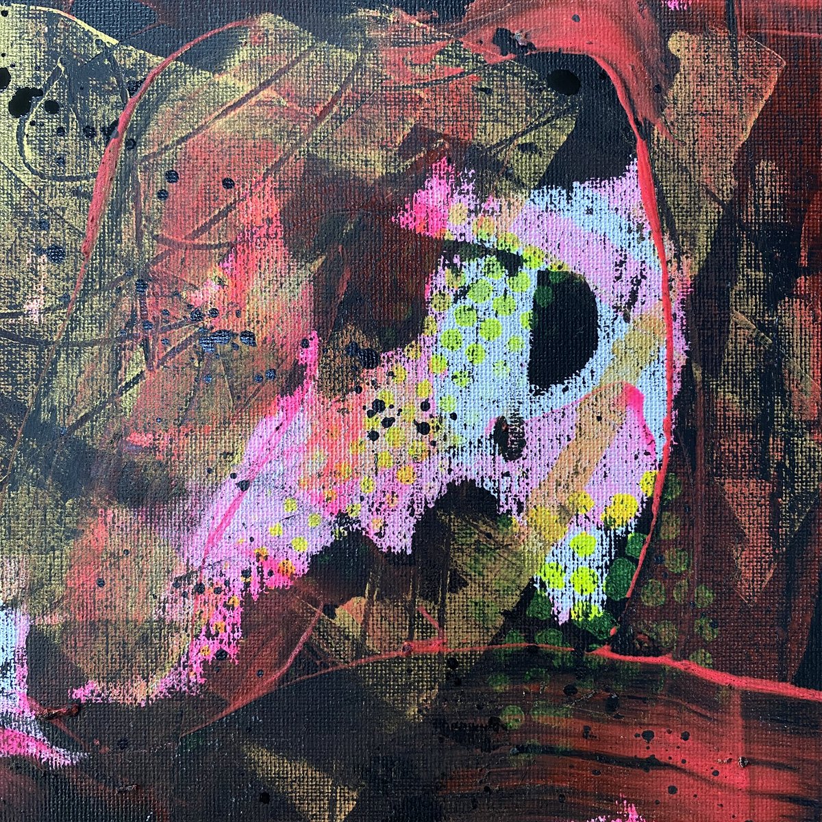 pixel_edition's tweet photo. Neon colours, mixed with golds and black.

Multiple layers built up over a number of hours.  Blending and mixing to see what happens

#modernart #nftartist #nftcommunity #art #artwork #artoftheday #abstract
#abstractpainting
#painting #birminghamartist
#Contemporaryart https://t.co/c8JSOTIqDB