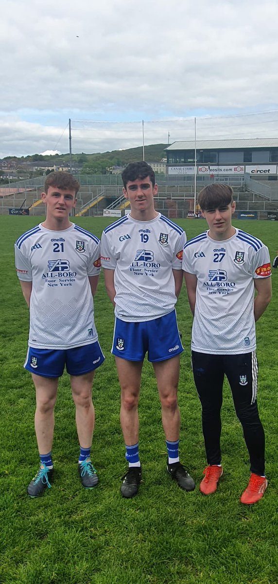 truaghgaels's tweet photo. 🔴⚫🔵⚪Very proud day for Gaeil Triucha. Congratulations to Nathan, Sean &amp; Caolain representing  Monaghan U17s today &amp; also Mark &amp; Jeremy from the managent team. Great victory over Down👏👏👏🔴⚫🔵⚪#farneyarmy https://t.co/7dSFQWmnrQ