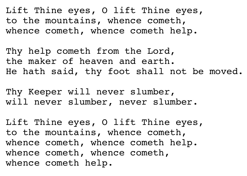 indirasarma's tweet photo. Turns out, some 25 years later, I still remember the entire alto harmony and every word to Mendelssohn’s Lift Thine Eyes from Elijah. https://t.co/WJCz4ZuoEQ