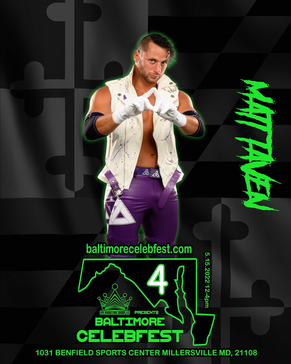 BaltCelebfest's tweet photo. @MattTaven @MCWWrestling @RealNickAldis @TrueWillieHobbs @MattTaven fixed! https://t.co/iw8aNGszDt