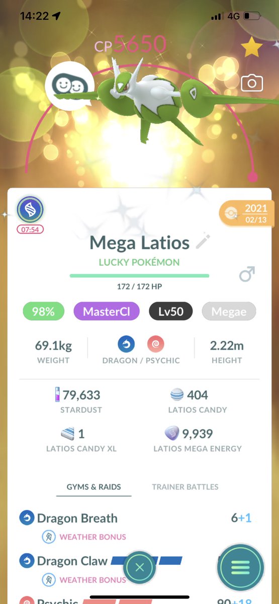 Saambell_'s tweet photo. Lucky Mega Latios Shiny 98%
#PokemonGoRaids #PokemonGO #PokemonGoApp https://t.co/6zeLQ8SPq5