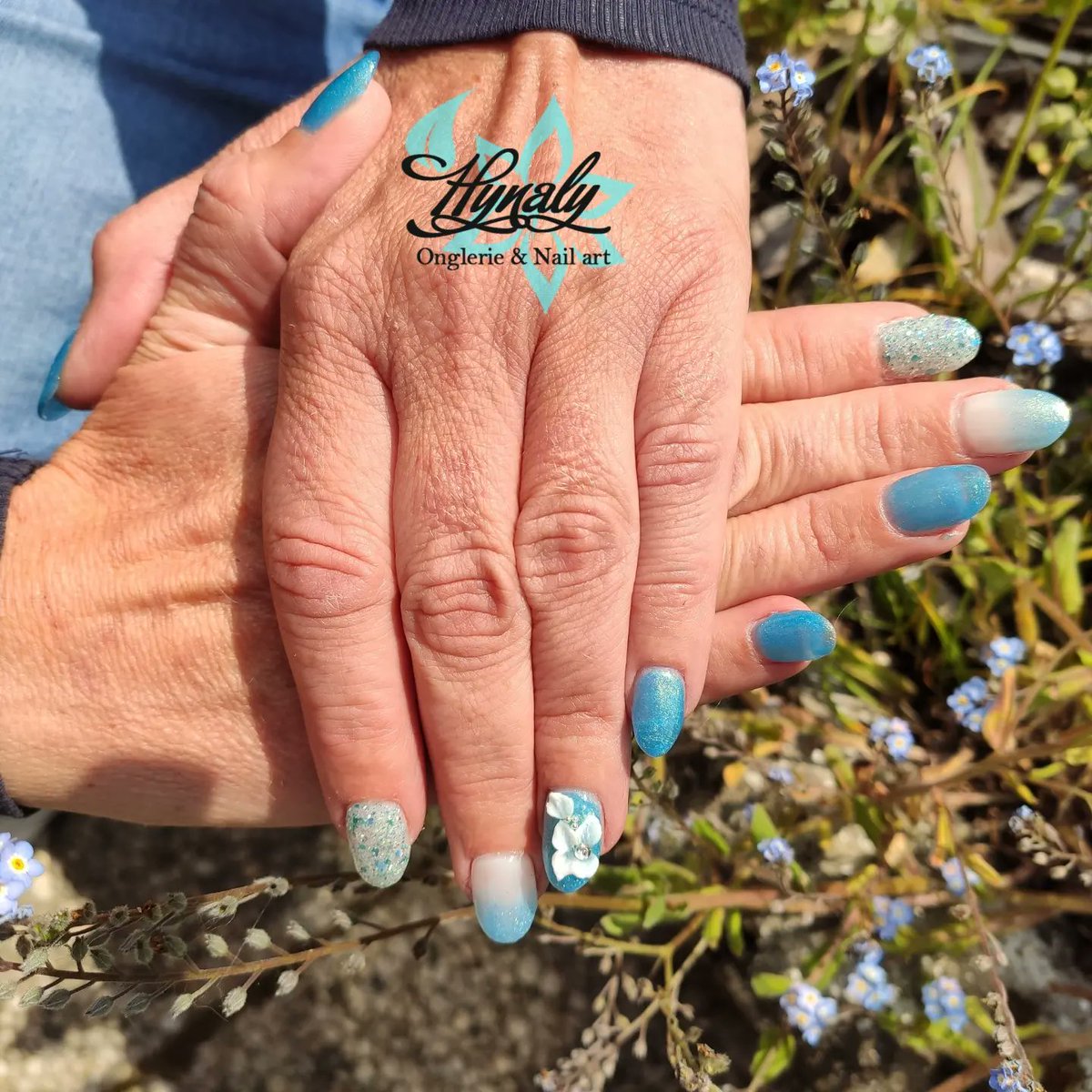 My first bride  💙 She wanted something special for her special day in blue & white. Thank you so much for choosing me 🥰

#hynalynails #nailsinspiration #nailart #nails  #wedding #weddingnails