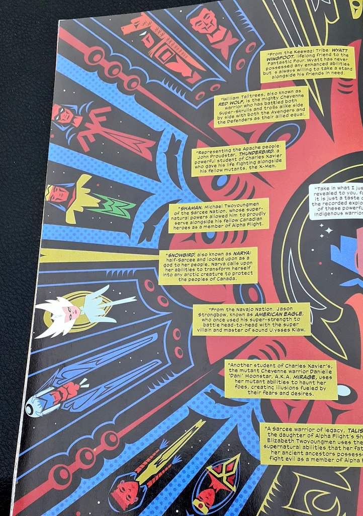 that___sam's tweet image. My favorite spread from the #MarvelVoices anthology! Marvel's Indigenous Voices #1: Introduction! #representationmatters #indigenouscharacters