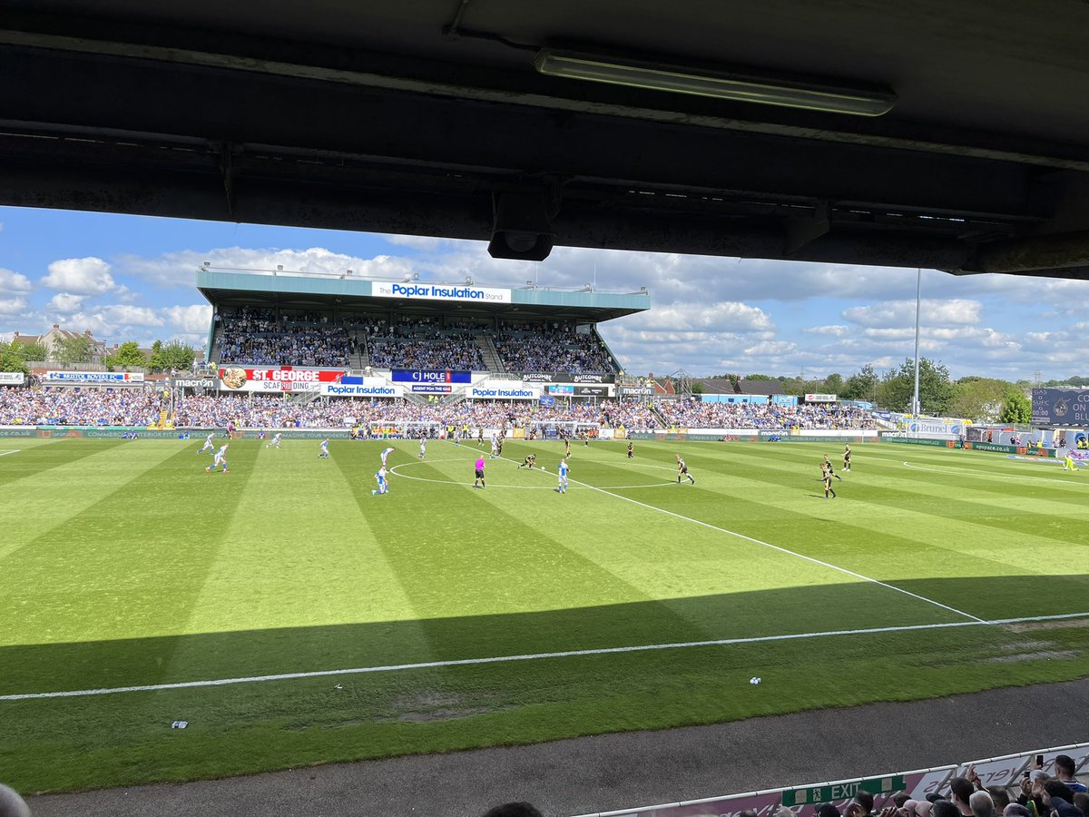 conorbarton7's tweet photo. Some atmosphere that league 2 today an 7-0 some result, made up for r kid today smashed it league 1 bound 🥳 https://t.co/asAyN1GysE
