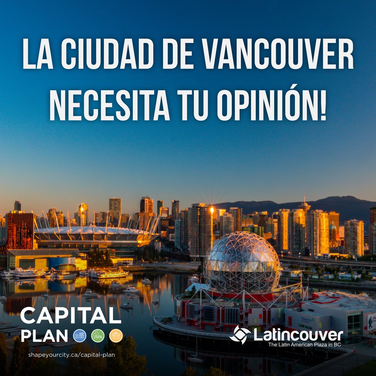 Latincouver's tweet photo. Para realizar la encuesta click en el siguiente link
https://t.co/vlinJJmGtg 

¡Este es el momento de exponer tus pensamientos y contribuir a la mejora de la ciudad

#latinosnevancouver #cityofvancouver #comunidadeslatinas #capitalplan #cityplan #Vancouver #planning #community https://t.co/TgxQEx6awa