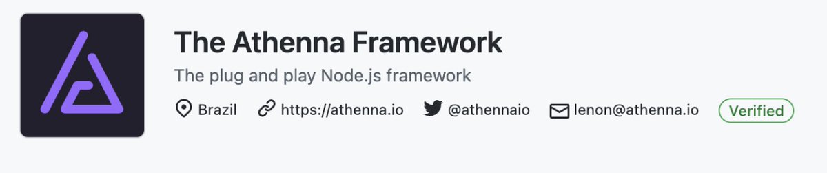 athennaio's tweet photo. Now we are verified in @github 🎊🥳
#github #verified #framework https://t.co/JK0rVP6LOe