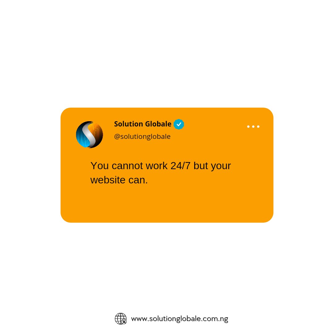 SGlobale's tweet photo. Dear business owner, your number one priority should be to create a thriving automated business that can outlast competition.

Stopt limiting your business.  Contact us so we can assist you in developing a website that suits your business!

#websitedeveloper https://t.co/IYWabFUKtn