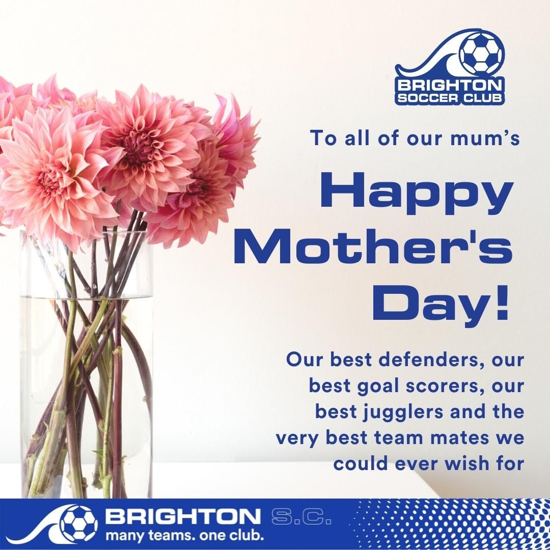 Happy Mothers Day 
To all our special Mum’s

Our best defenders, our best goal scorers, our best jugglers and the very best team mates we could ever wish for.

For those wonderful Mum’s who are not with us, we celebrate you too, and hold you in our hearts forever.