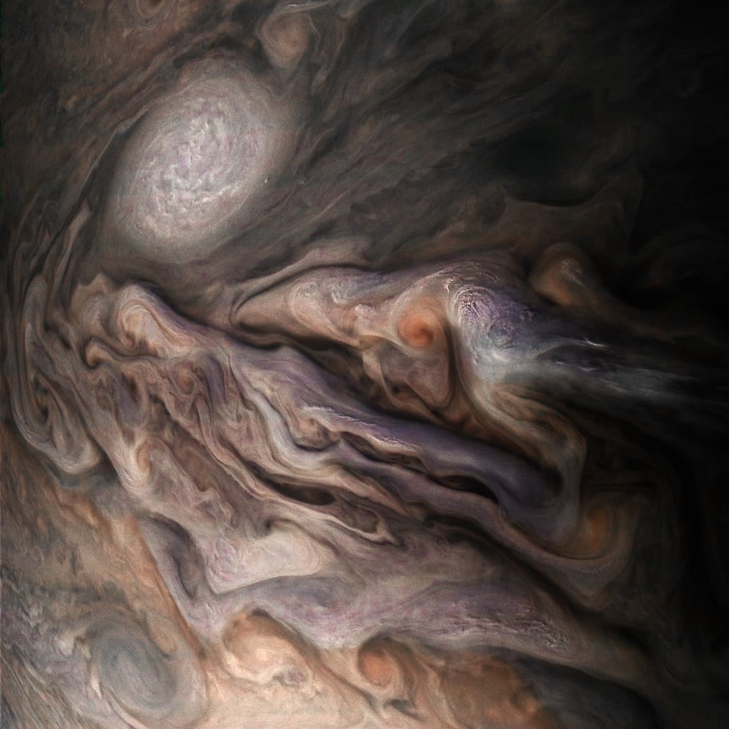 hellisfox's tweet photo. Jupiter's Atmosphere https://t.co/gH6IF0rgZ7