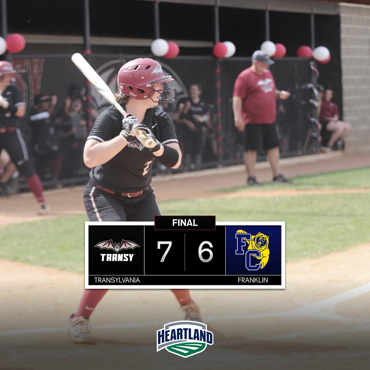 The Pioneers win! They move on to play Hanover in the conference semi-final elimination game, coming up next!