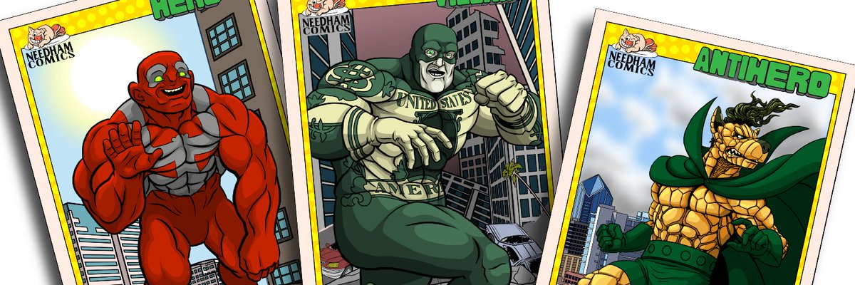 NeedhamComics's tweet photo. @comicbooksqs @cowboy_steel working on getting my #kickstarter together. #NeedhamComics #MonkeyBoy #Tradingcards #comucs #almightydollar #corndog https://t.co/LkPjzO7Oh3