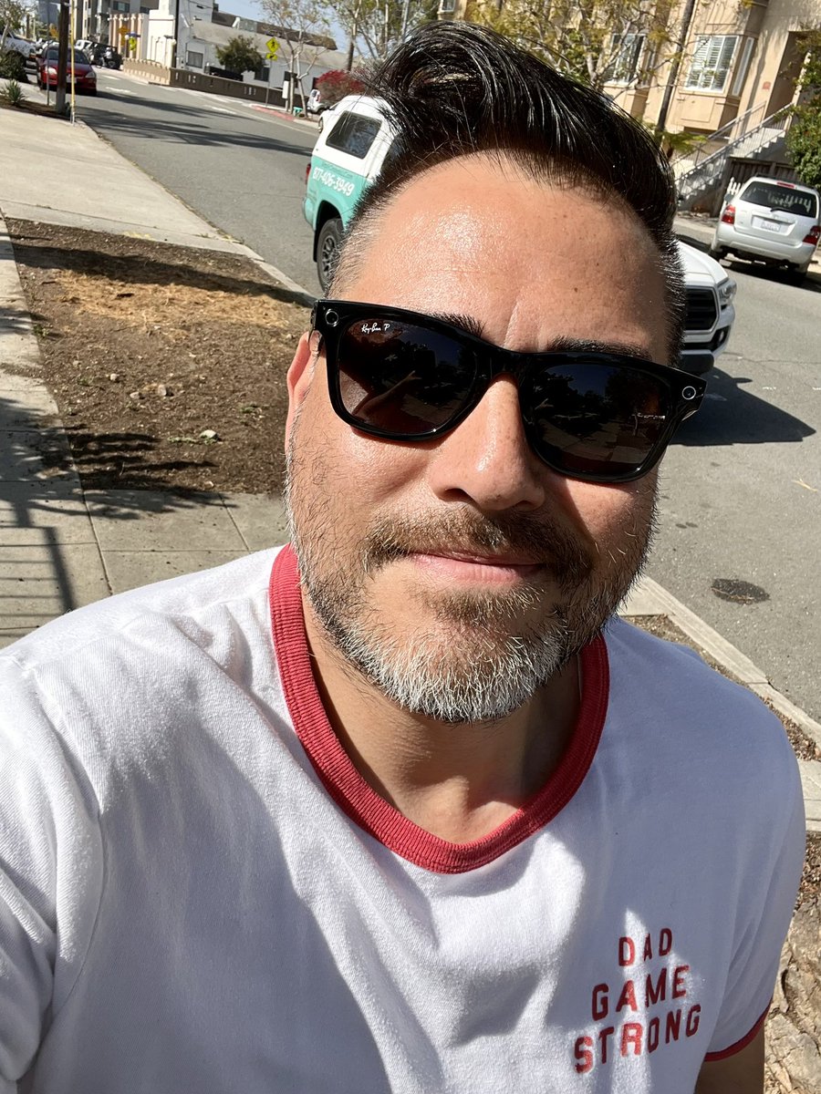 heykrisp's tweet photo. A day late, but Happy Birthday to me! #bedhead #sandiego #dadgamestrong #RayBanStories #newshades #dogwalk #dogdad #dad #daddy #beard #gay #selfie #gayselfie #gaylfie #padres #homebase #baseball #OutAtThePark https://t.co/8bFb4dmTT3