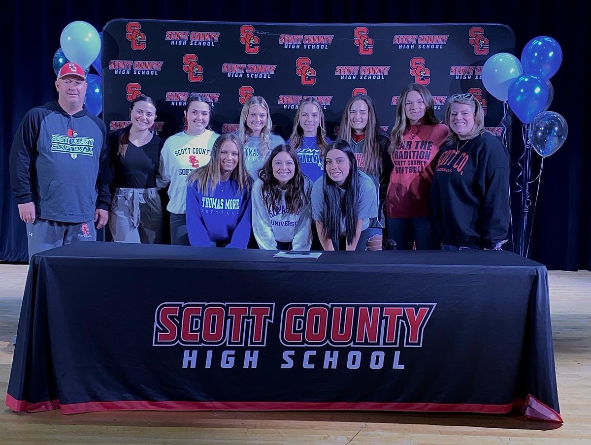 jenna_mcmillan8's tweet photo. I’m proud to finally announce my commitment to further my academic and athletic career at Thomas More University. Thank you to Coach Eagan for giving me such a big opportunity! I’m so excited to begin this next chapter! @TMU_Softball @sccardssoftball https://t.co/vv6QFO0Yvm