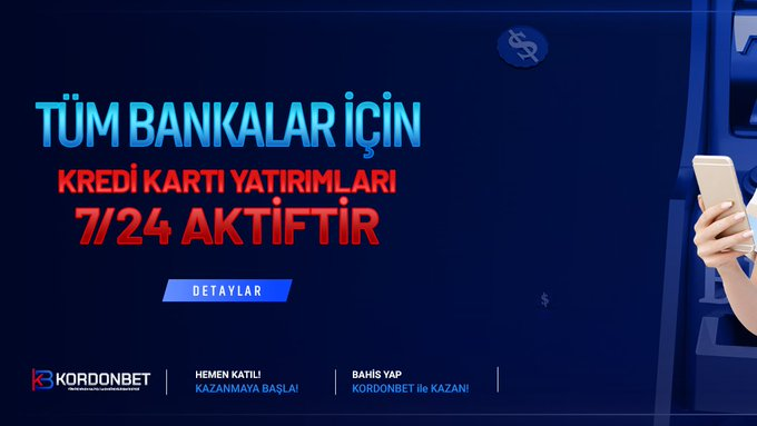 kordonofficial's tweet photo. 🏦 Tüm Bankalarla Aktif 7⃣/2⃣4⃣ 

💳 Kredi Kartı İle Yatırım Fırsatı ve Özel Bonuslar

🎀https://t.co/IieCeMdzKo https://t.co/gFpuoCY2Ei