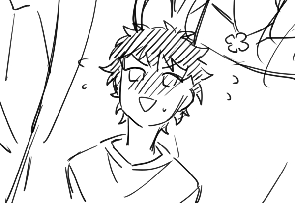 drew the silliest adult michi today for something just as dumb lol...my wip folder is getting too big 