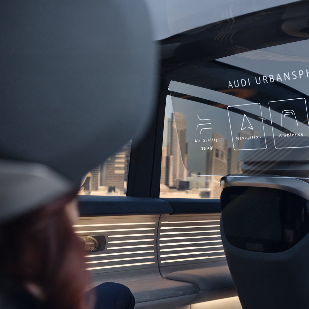 AudiBR's tweet photo. Entre no seu escritório. O Audi urbansphere concept é um dispositivo de experiências pessoal que pode se transformar em um espaço de trabalho moderno. De um sistema multimídia digital à videoconferência, cada recurso se adapta a você.
#FutureIsAnAttitude #Urbansphere https://t.co/hLQGRGEsl6