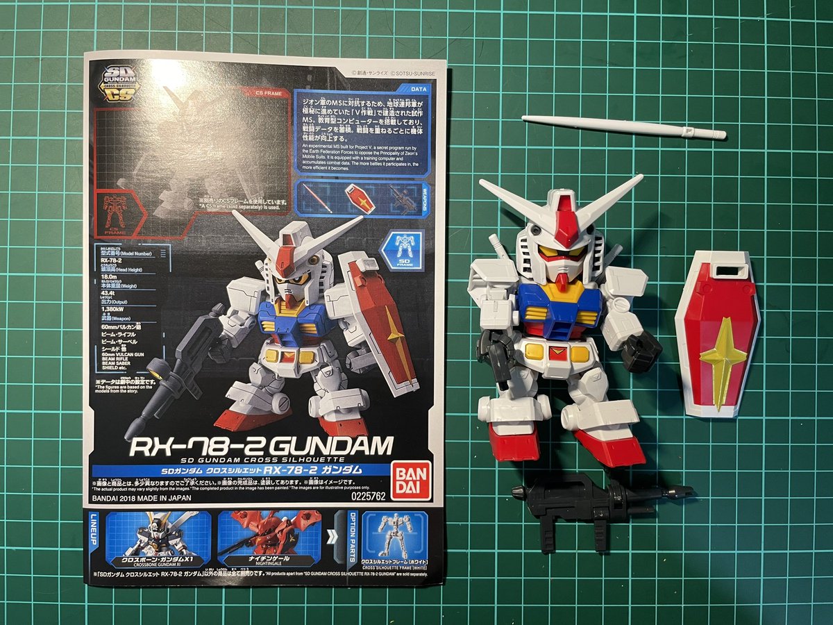 gundamind's tweet photo. RX 78-2 Gundam
SD gundam cross silhouette

#gundam #GUNDAMEVOLUTION #gunpla https://t.co/4AkU77ThK0