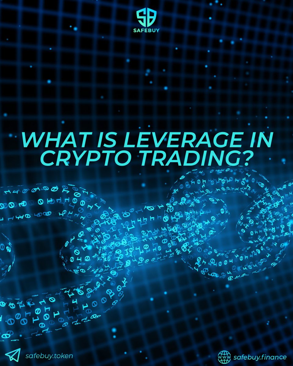 In crypto trading, leverage refers to using borrowed capital to make trades. Leverage trading can amplify your buying or selling power, allowing you to trade larger amounts. 

#crypto #bitcoin #cryptocurrency #blockchain #ethereum #btc #forex #trading #money #cryptonews