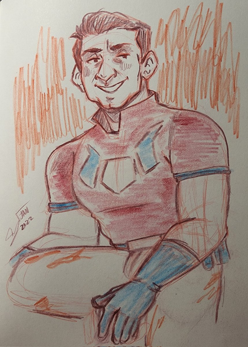 Conmischief's tweet photo. I tried to draw Peacemaker earlier this year but failed. John Cena's face is difficult for me to break down😫 #Peacemaker #JohnCena #sketchbook https://t.co/bxNWzQ1d72