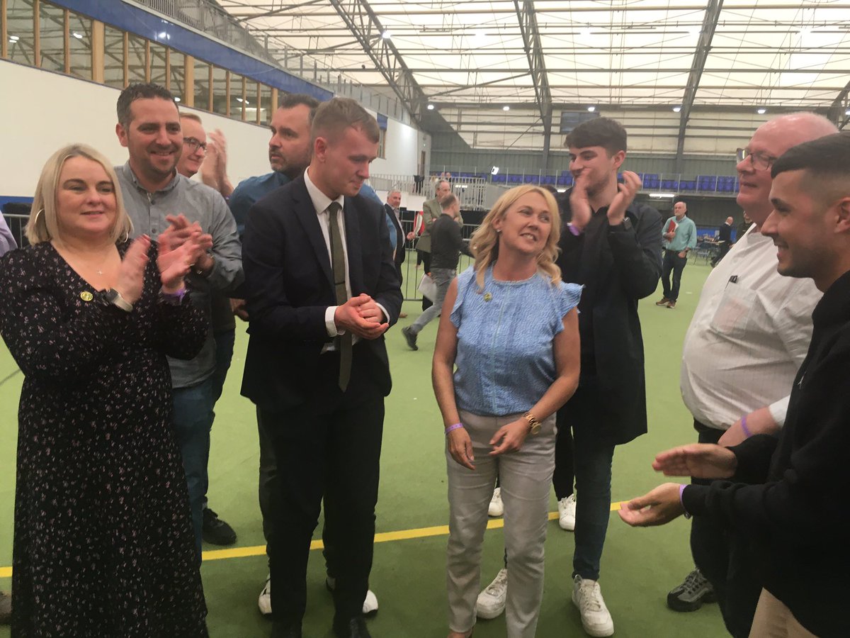 Gwilkinson_utv's tweet photo. SF Ciara Ferguson elected in Foyle #AE22 #UTVVote22 https://t.co/beS01FRB9b