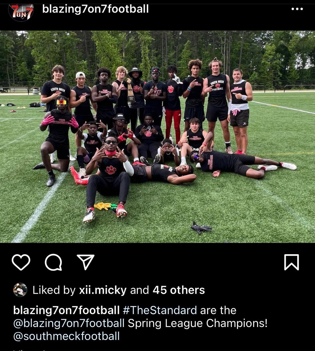 We still on 🔥🔥🔥🔥🔥!!!! 🏈🐾

#SabreNation