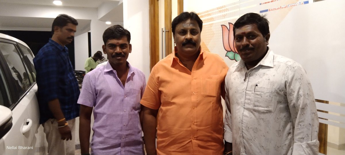 nellaibharani's tweet photo. இன்று நடைபெற்ற நிகழ்ச்சியில் 
இனியதொரு நிகழ்வு...@annamalai_k
@Neelamuraliyad1 @Ltdass @ThidiyurA @BJP4TamilNadu https://t.co/uTrmqi3f07