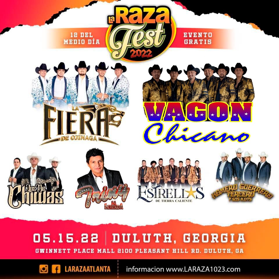 vagonchicanousa's tweet photo. Amigos de Atlanta y sus alrededores .
Tenemos una cita este próximo 15 de Mayo.
NO FALTES !!!!!!! https://t.co/NwtPwvOJJE