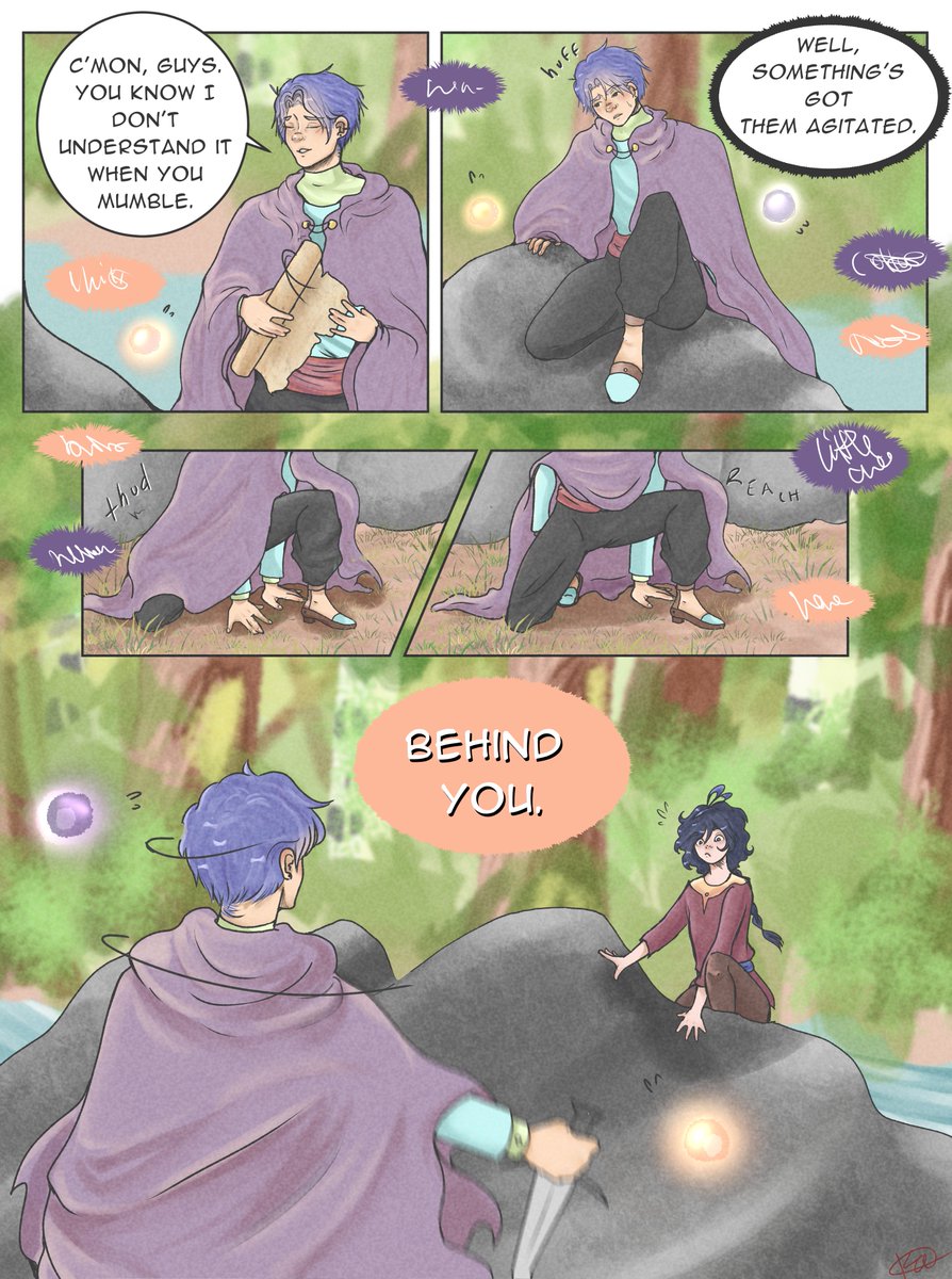 katconundrum's tweet photo. Between finals and work, I've been remaking a comic I did (and didn't finish) from 2019 about my character Ryo and his kid(s) https://t.co/hfUCDBjEL5