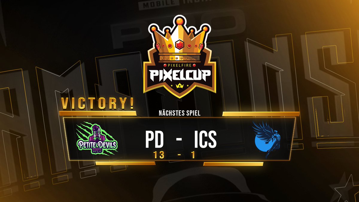 pixelfire_valo's tweet photo. 120€ PIXELCUP - TAG 1: GRUPPE D
Petite Devils gewinnt gegen Icarus 13:X!

#VALORANT @PlayVALORANT #eSports #pixelfire #pixelcup #VCT https://t.co/OLA8L3NUpB