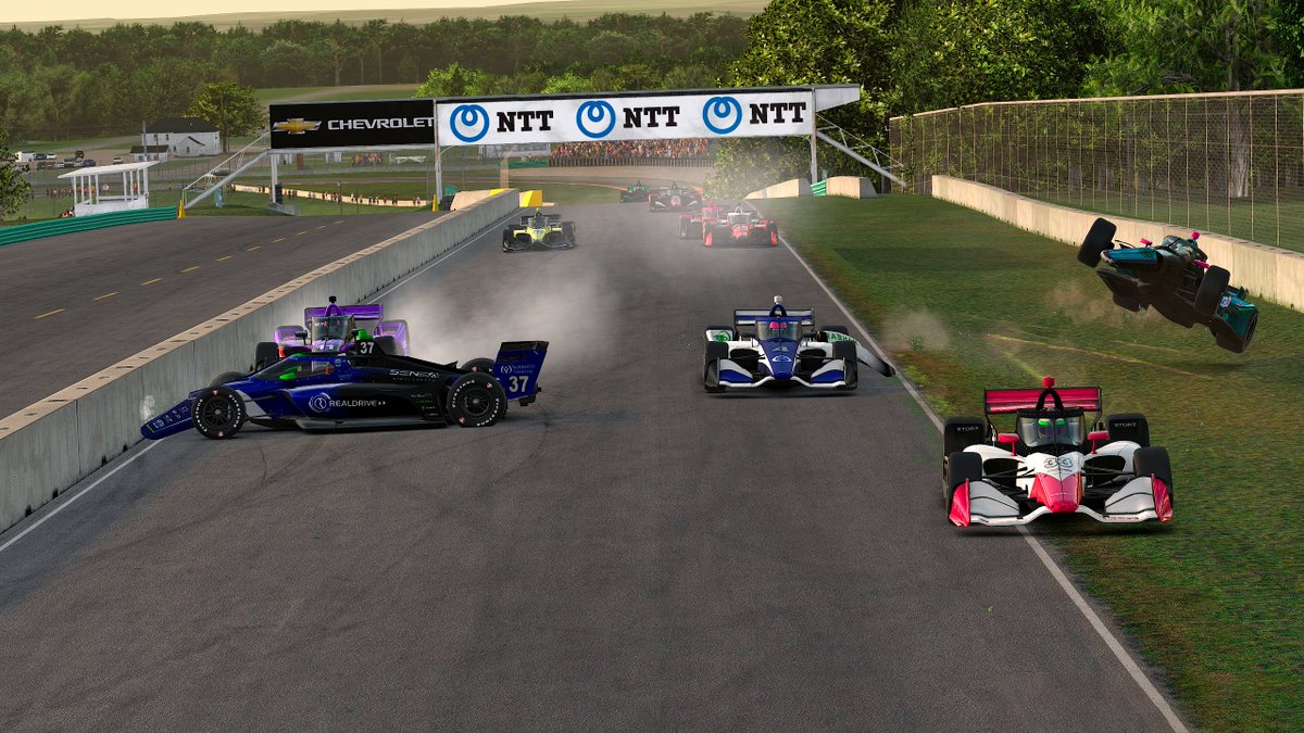 Well Race 1 is about to be over of the <a href="/vcoesports/">VCO 🕹🏎</a> Infinity 24hr event, INDY at Road America and after a Lap 1 BIG ONE! looks like Jon Bayliffe is coming home in P36 for <a href="/PULSUSeSports/">PULSUSeSPORTS</a> #vcoinfinity